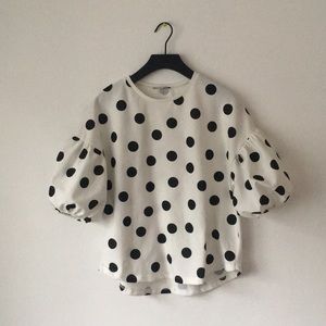Zara Puffed Sleeve Top